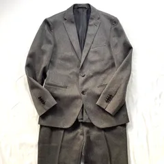 JOSEPH HOMME ジョセフオム スーツ グレー ポリエステル 上下サイズ違い ジャケット46 パンツ48のサムネイル