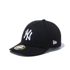 ニューエラ NEW ERA キャップ 帽子 LP 59FIFTY ニューヨーク・ヤンキース ブラック×ホワイト 黒 カジュアル ファッション 14524644 プレカーブ