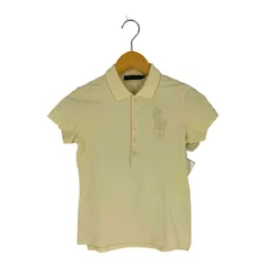 ラルフローレン RALPH LAUREN ビーズ ビッグポニー ストレッチ ポロシャツ レディース import：XS 