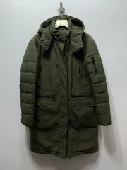 THE NORTH FACE ザノースフェイス ロング ダウン ジャケット カーキ S