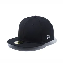 ニューエラ NEW ERA キャップ 帽子 59FIFTY ベーシック ブラック ホワイトフラッグ 黒 カジュアル ファッション 14525233 フラットバイザー メンズ レディース