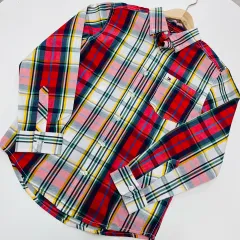 12-14t Tommy Hilfiger トミーヒルフィガー キッズ シャツ チェック柄