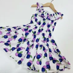 120 フレンチキャット ブルーベリー 女の子 ONE PIECE