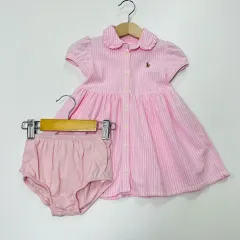 18m 85-90 ラルフローレン Polo Kids(ポロキッズ) ピンク ONE PIECE