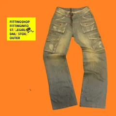 1563レディースカーゴデニムパンツ ヴィンテージデニムパンツショップ テーパードデニム ヴィンテージデニム ライトブルー インディゴ ストレート LEVI'S