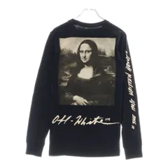 OFF-WHITE (オフホワイト) 19SS Monalisa L/S T-Shirt モナリザプリント 長袖Tシャツ ロンT ブラック OMAB001S19185005