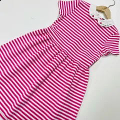 12-14t 160 ラルフローレン Polo Kids(ポロキッズ) 刺繍 ストライプ ONE PIECE