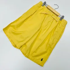 10-12t 150-160 ラルフローレン Polo Kids(ポロキッズ) 黄色 ハーフパンツ