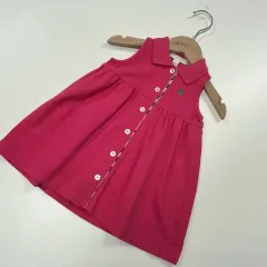 12m 80 バーバリー キッズ ノースリーブ ワンピース