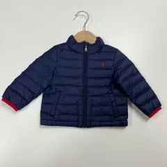 12m 80 ラルフローレン Polo Kids(ポロキッズ) ネイビー 軽量 ダウン