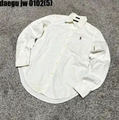 ポロラルフローレン 白 長袖 シャツs 0102