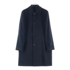 Paul Smith (ポールスミス) カシミヤ 裏地ドット総柄 ステンカラーコート ブラック PF-MV-62018