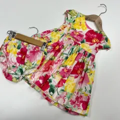 12m 80-85 ラルフローレン Polo Kids 女の子ワンピース