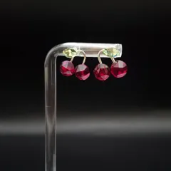 SWAROVSKI スワロフスキー ピアス チェリー さくらんぼ クリスタル 可愛い ギフト プレゼント 贈り物