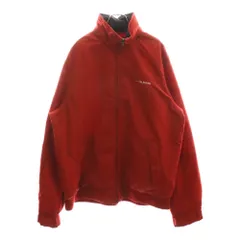 TOMMY HILFIGER (トミーヒルフィガー) ロゴ刺繍ナイロンジャケット レッド