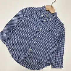 2t 90 ラルフローレン Polo Kids チェック シャツ