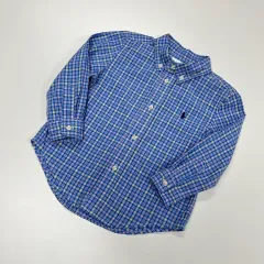 24m 90 ラルフローレン Polo Kids チェックシャツ
