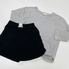 100 Tommy Hilfiger パンツ+ボーダー柄 Tシャツ まとめ