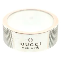 GUCCI (グッチ) ロゴ リング 指輪 シルバー Ag925 9.6g