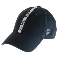 NIKE (ナイキ) ×JOURDAN ×PARIS SAINT GERMAIN CAP ジョーダン パリサンジェルマン キャップ 帽子 ブラック CJ8055-010