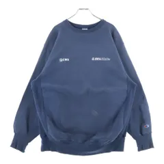 CHAMPION (チャンピオン) 90S REVERSE WEAVE CWA BELLSOUTH SWEAT リバースウィーブ ベルサウス 企業ロゴ 刺繍タグ スウェット ネイビー