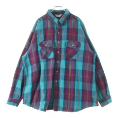 FIVE BROTHERS (ファイブブラザー) 70-80S VINTAGE CHECK L/S SHIRT ヴィンテージ チェック 長袖 シャツ ブルー/ボルドー/イエロー