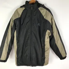 Sport ビッグシルエット ジップアップジャンパー メンズ XL ブラック×ベージュ 3072202512260051