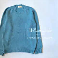 WILLIAM LOCKIE × UNITED ARROWS / サドルショルダー　クルーネックニットのサムネイル