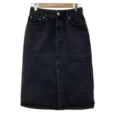 COACH(コーチ) ロングスカート サイズ26 S レディース美品  - ダークグレー デニム/シグネチャー柄