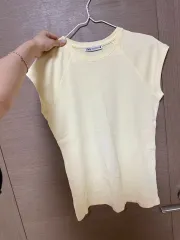 ZARA ザラ 半袖 イェロー M