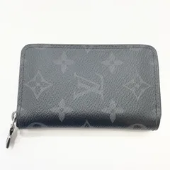 【中古】LOUIS VUITTON モノグラム・エクリプス ジッピー コインパース ヴェルティカル ルイヴィトン ブラック M81662[19]
