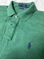 ポロラルフローレン 半袖 カラーTシャツ M (グリーン)