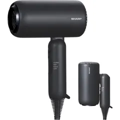 メーカー正規品 新品 Sharp シャープ IB-P300-B ディンプルフロードライヤー 速乾 さらさら髪 アッシュブラック