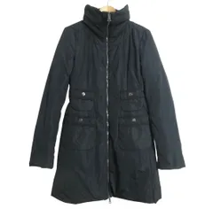 モンクレール MONCLER べナック BEYNAC ダウンジャケット ダウンコート 2WAY 4ポケット スタンドカラー ロング丈 ブラック サイズ00 レディースのサムネイル