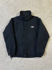 L THE NORTH FACE ハイベント ツーウェイ ライナー ナイロン ウィンドブレーカー ジャケット ブラック