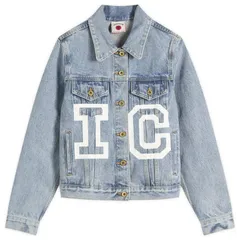 アイスクリーム レディース アウター ジャケット・ブルゾン デニム ICECREAM Denim Trucker Jacket Light Wash Blue ブルー