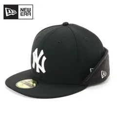 [新品/希少品番] ニューエラ キャップ 59fifty New Era Cap NY ニューヨーク ヤンキース MLB メンズ 帽子 大きいサイズ 深め ブランド ベースボールキャップ 5950 野球帽  イアーフラップ