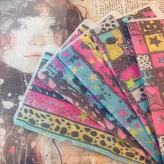 新作◎A6 savingリフィル 5枚 貯金チャレンジ ジャーナル 両面印刷5柄◎蛍光柄 ネオン y2k 貯金 バインダー 6穴対応 書き込み可能 ハンドメイド 封筒 韓国