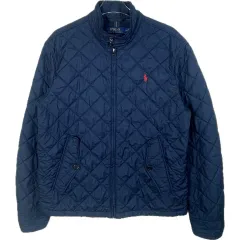 M ポロ ラルフローレン ポニー 刺繍 ロゴ キルティング ジャケット