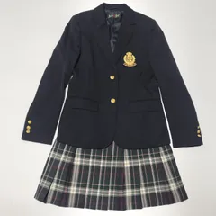 【美品】EAST BOY イーストボーイ　フォーマル 3点セット スカート ワッペン セットアップ　9号 11号　金ボタン　ブレザー　チェック　入学 卒業