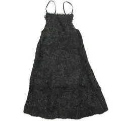 新品 TAN タン 23AW 日本製 METALLIC LIKE DRESS メタリックライクドレス TN23FW022 Free GROSS BLACK キャミソール ワンピース トップス g23080のサムネイル