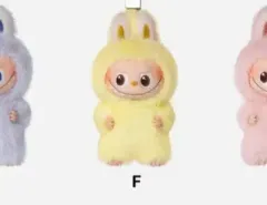 POP MART ラブブ 内なる秘密のパスワード ぬいぐるみ キーホルダー F