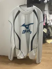 ミズノ 白 長袖 Tシャツ 100