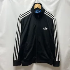 正規品/110 adidas 旧ファイヤーバード ブラック トラックジャージ/ジャージ