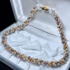 極美品】K18WG ミラーボール デザインネックレス 10.8g 40cm - メルカリ