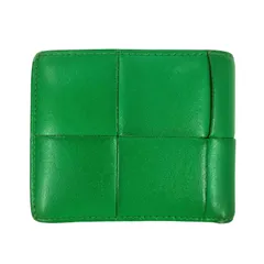 ボッテガヴェネタ BOTTEGA VENETA カセット コインパース イントレチャート 二つ折り財布 メンズ 表記無 