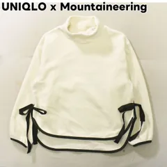 ユニクロ x ホワイトマウンテニアリング モックネック フリース プルオーバー♪