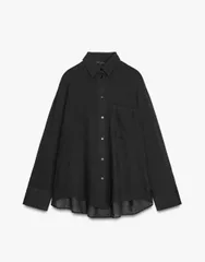 新品未使用ZARA(ザラ)ブラックYシャツ