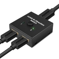 1 Input 2 Output/2 Input 1 Output Bidirectional Selector, HDCP Ver. 2.0 2.2, Manual HDMI Switching, 60Hz, PS4 4K Pro Switcher, DVD Player [4K Stable], HDMI HDTV Compatible