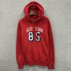 トミーヒルフィガー 弱起毛 プリンティングロゴ カジュアル フーディー Tシャツ S M08326